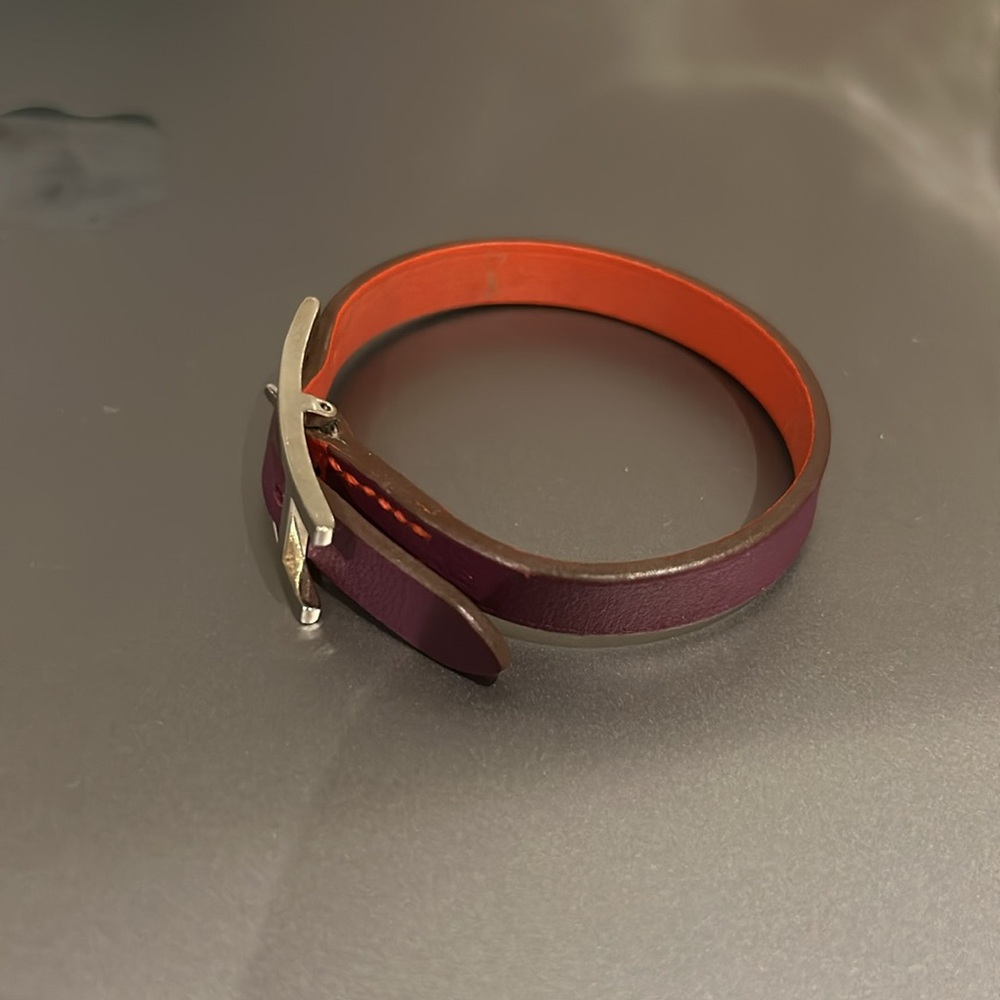 Hermes Swift Behapi Double Tour Bracelet Xs Anemo… - image 3